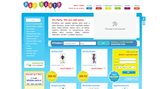 Desktop Screenshot of pro-party.cz